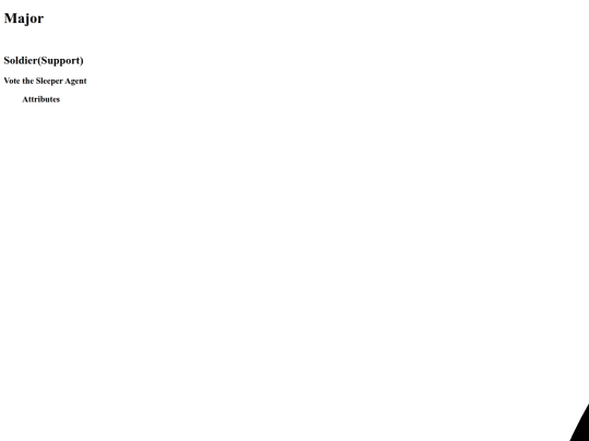 Projects/Sleeper Agent/Major screenshot
