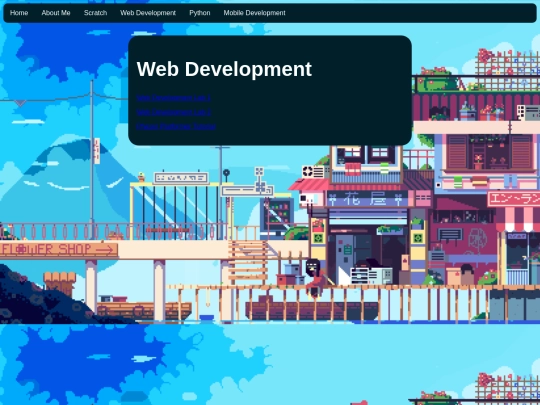 webDev screenshot