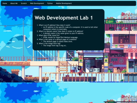 webDevLab1 screenshot