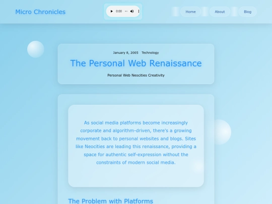 post-personal-web-renaissance screenshot