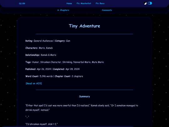 writing/read/tiny-adventure screenshot
