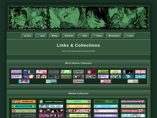 links screenshot