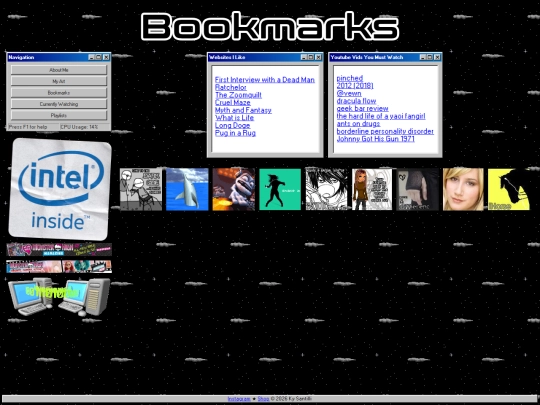 bookmarks screenshot