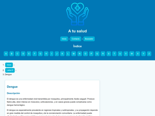 articulos/dengue screenshot