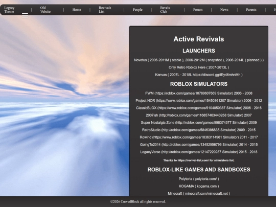 List screenshot