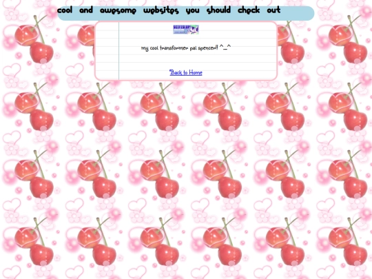 coolsites screenshot