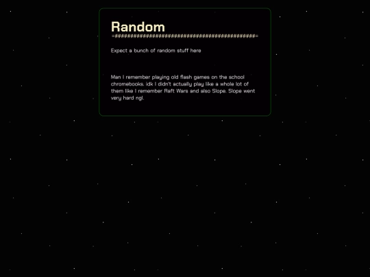 random screenshot