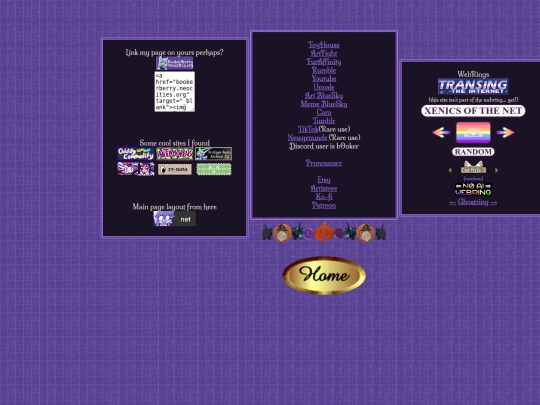 Links screenshot