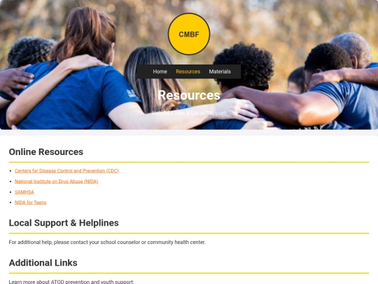 resources screenshot