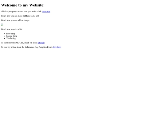 index screenshot