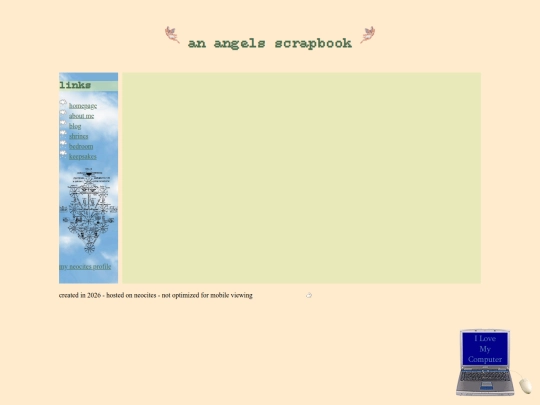 angelsarewithme neocites/keepsakes screenshot