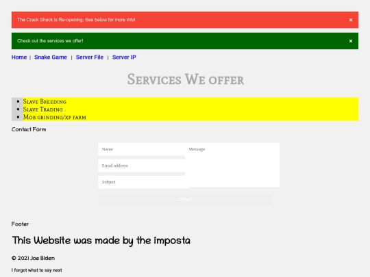 list screenshot