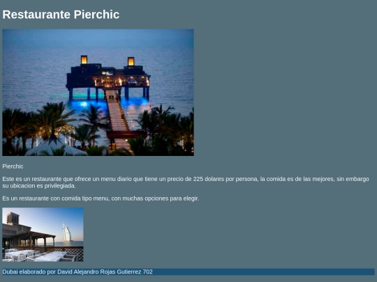 Restaurante Pierchic screenshot