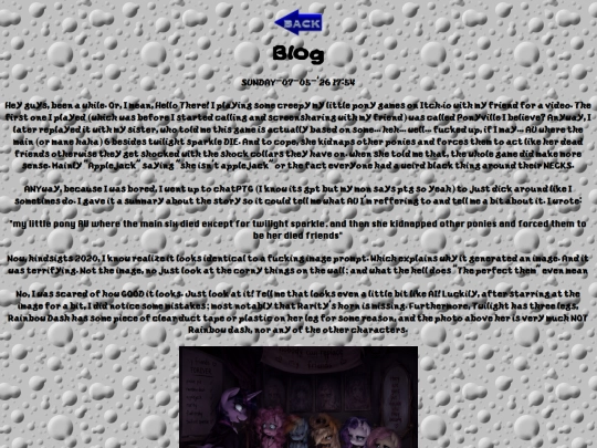 blog screenshot