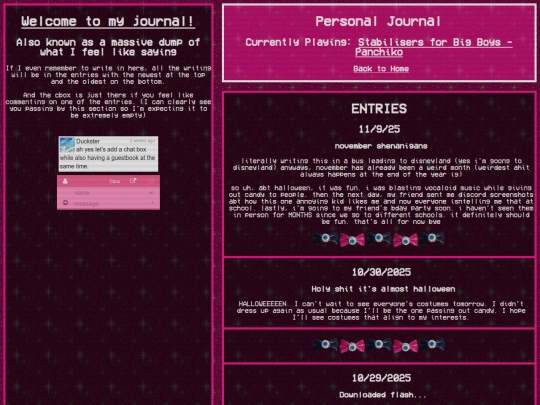 journal screenshot