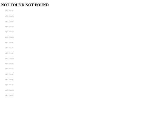 not_found screenshot