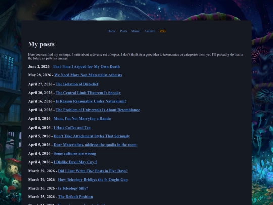 posts screenshot