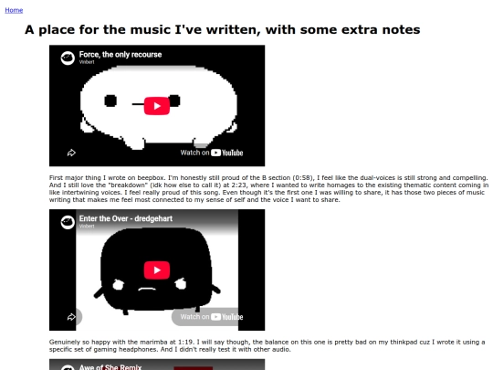 pages/music screenshot