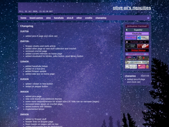 changelog screenshot