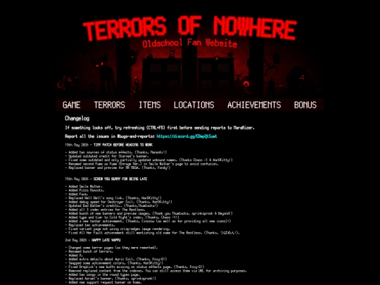 changelog screenshot