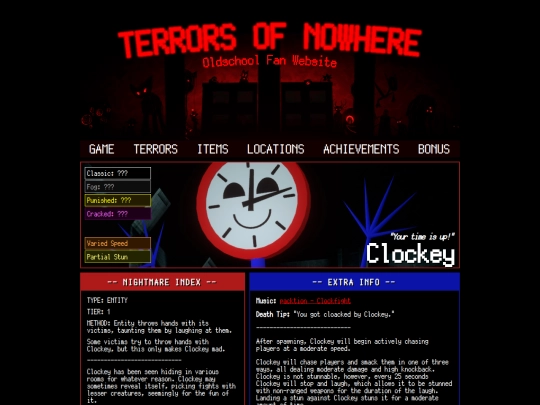 terrors/clockey screenshot