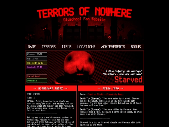 terrors/starved screenshot