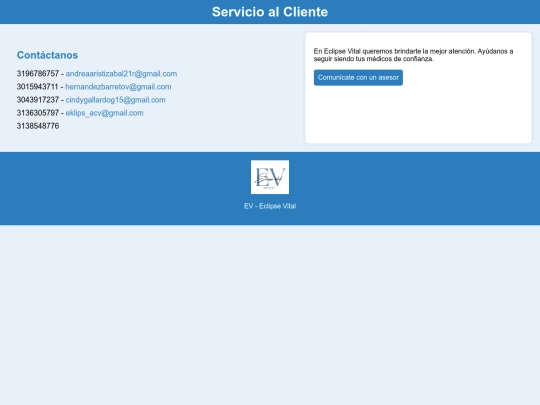 servicioalcliente screenshot