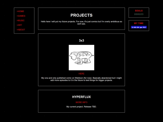 projects screenshot