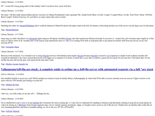 newsfeed screenshot