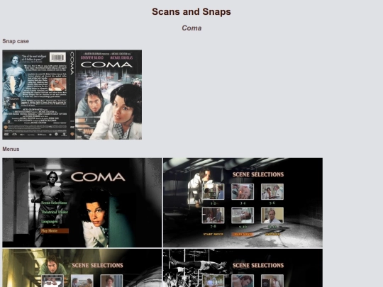 DVDs-Coma screenshot