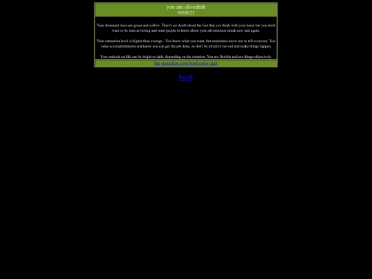 olivedrab screenshot