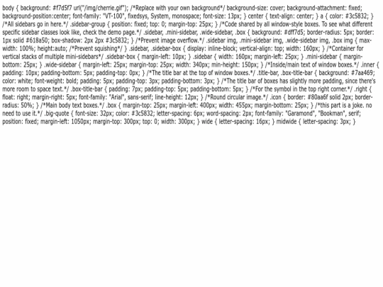 index screenshot