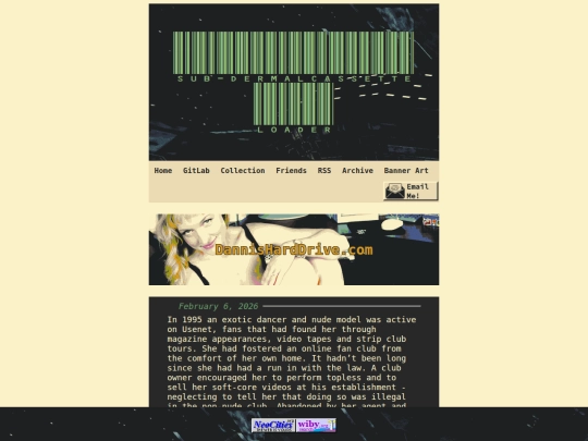posts/dannisharddrive.com screenshot