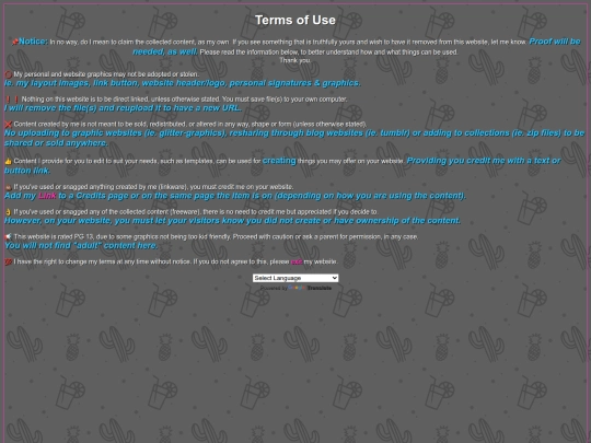 SITE/TOU screenshot