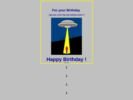 bdayufo screenshot