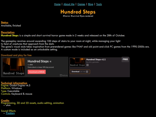 my_games/hundred_steps screenshot