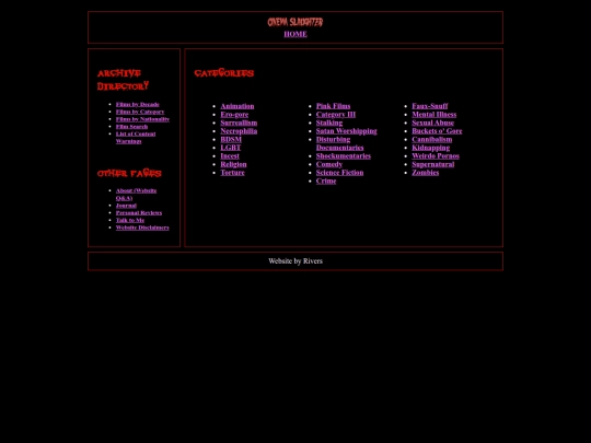 CATEGORIES screenshot