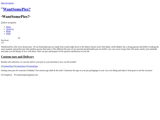 WantSomePies_ screenshot