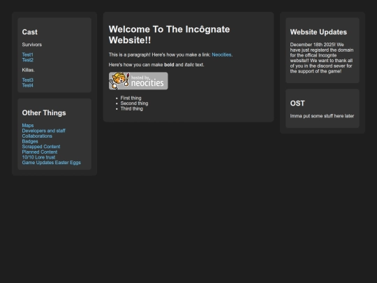index screenshot