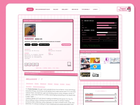 aboutme screenshot