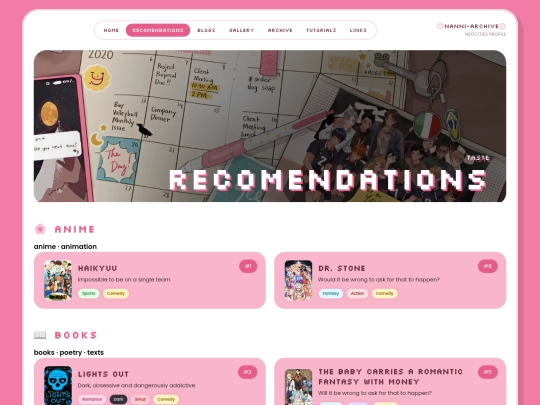 recomendaciones screenshot