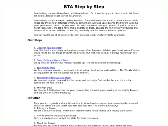 Lessons screenshot