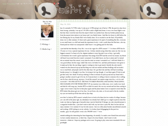 blog screenshot