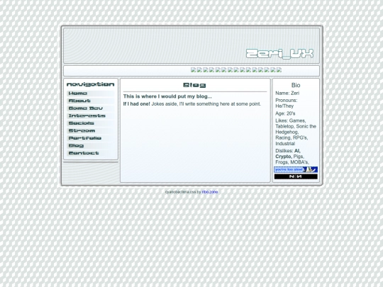 blog screenshot