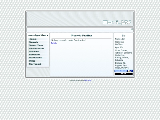 portfolio screenshot