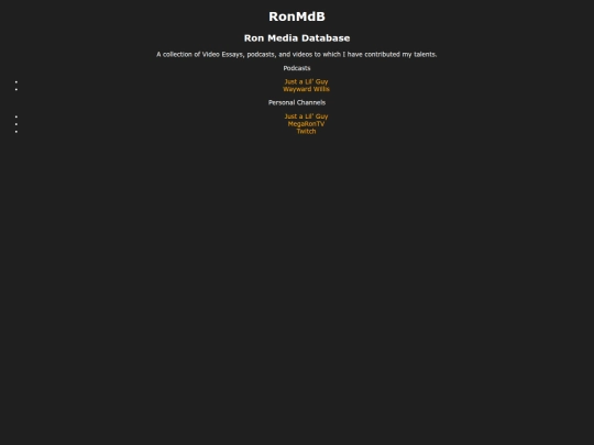 ronmdb screenshot