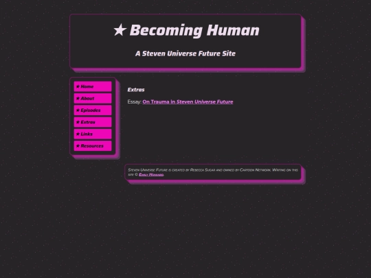 extras screenshot
