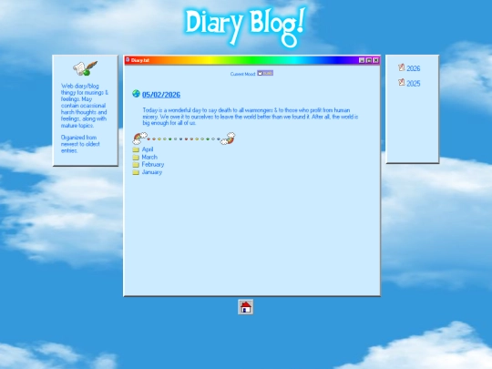 Musingsdiary screenshot