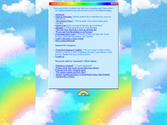 articles screenshot