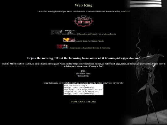 webring screenshot